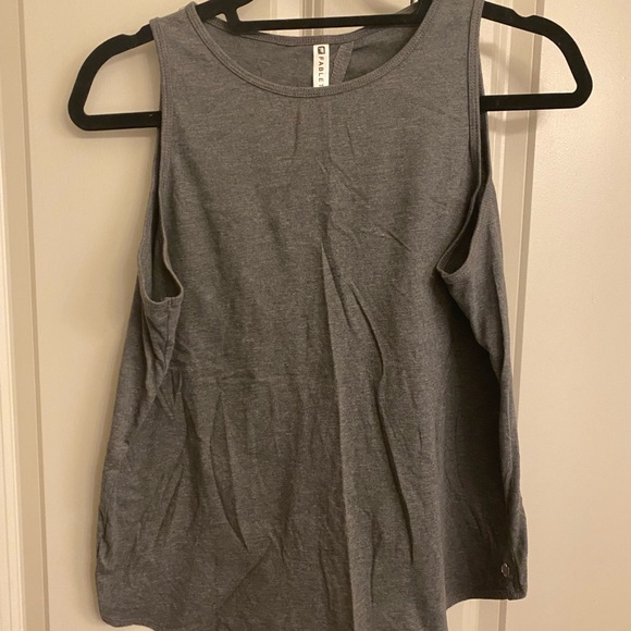 Fabletics Grey Backless Tank Size S - Picture 2 of 3